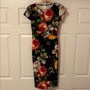 Body Con Floral Dress